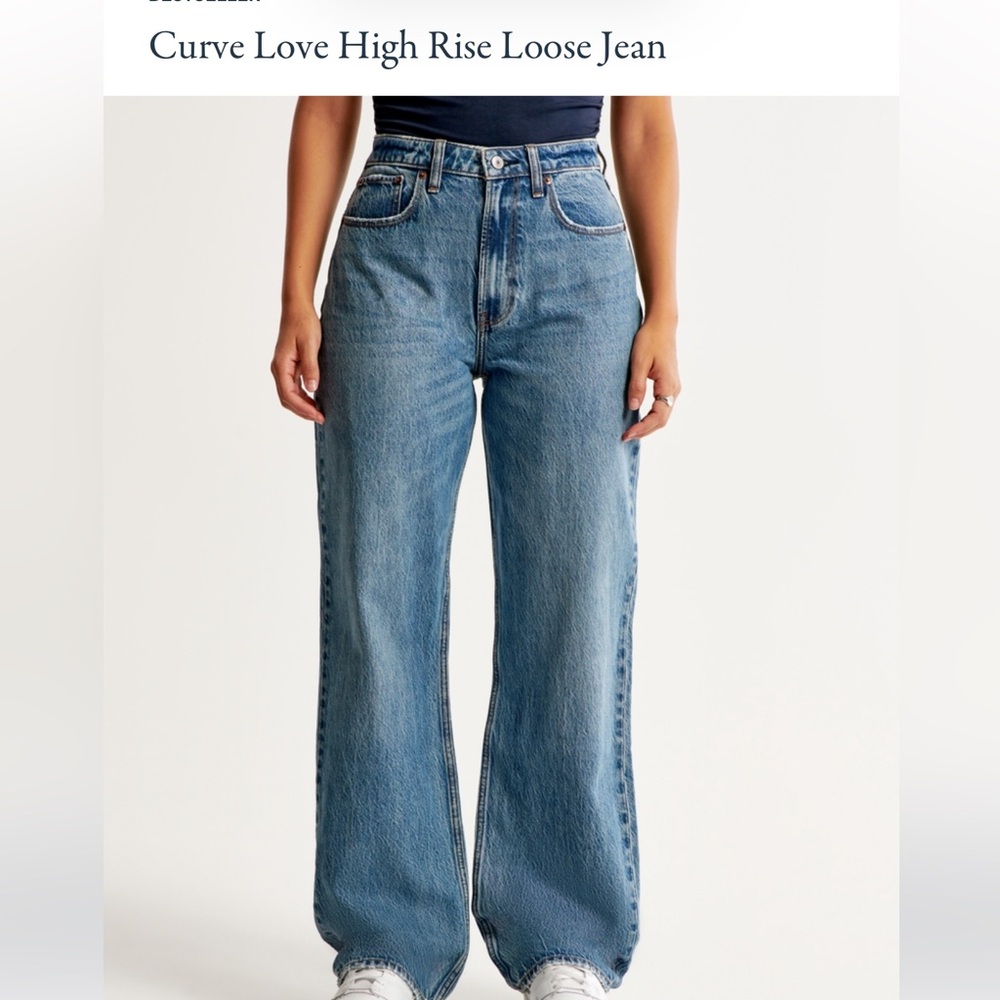 Women’s Curve Love High Rise Loose Jean